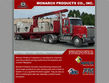 Tablet Screenshot of monarchproducts.cc